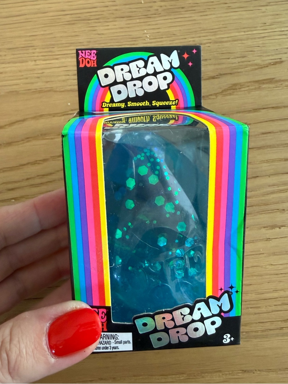 NeeDoh: Dream Drop Squeeze (Blue Glitter) 💧